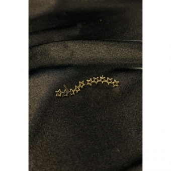 Brinco Ear Cuff Estrelas Pequenas Banhado em Ouro 18k