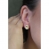 Brinco Mini Zircônias de Nossa Senhora Banhado em Ouro 18k - Dourado