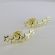 Brinco Ear Cuff Estrelas Pequenas Banhado em Ouro 18k - Dourado