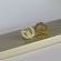 Brinco Mini Zircônias de Nossa Senhora Banhado em Ouro 18k - Dourado